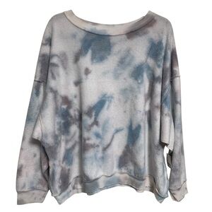 Free people size xs Sweatshirt ocean colorway